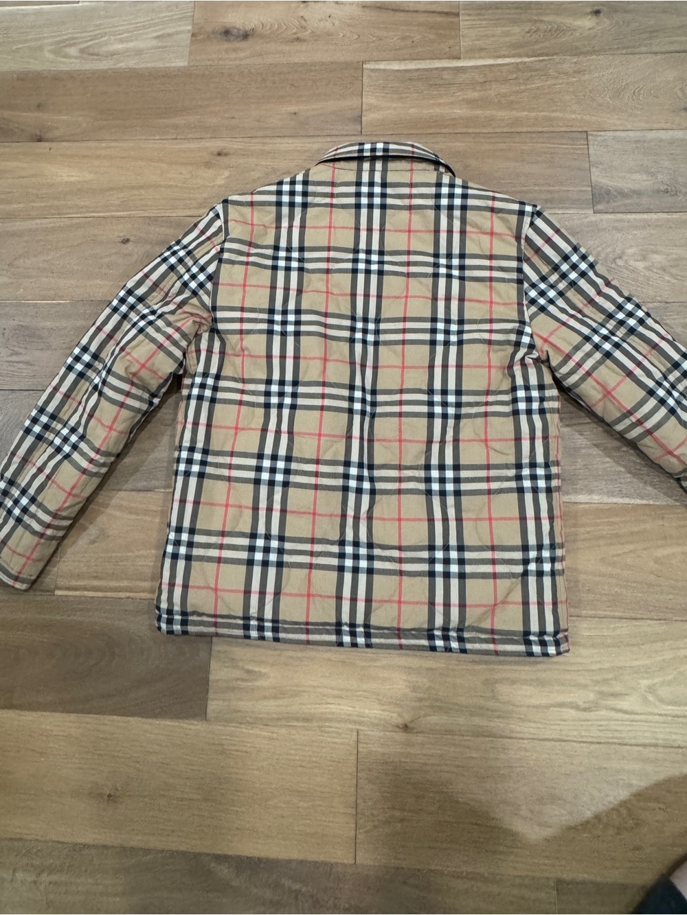 Burberry - Reversible Quilted Nylon Jacket with Signature Burberry Pattern - Picture 9 of 13